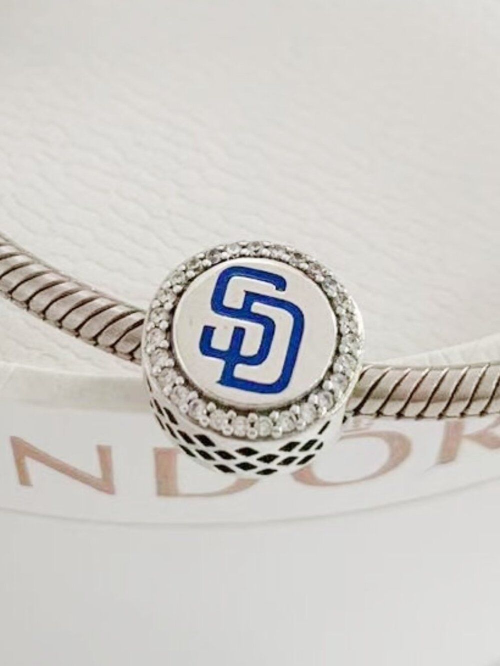 Pandora San Diego Padres Exclusive Ground Charm S925 Silver